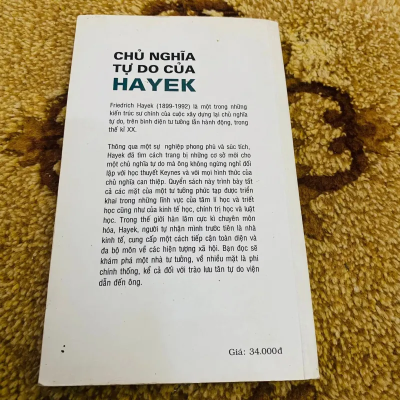 Chủ Nghĩa Tự Do Của Hayek - Gilles Dostaler#HATRA 1006118