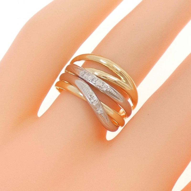 Nhẫn kim cương K18YG/PT 0.03CT - Hàng hiệu Chính hãng 855677