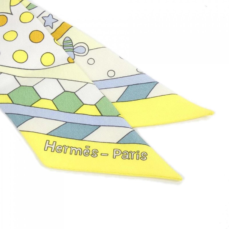 Hermès LES MURMURES DE LA FORET Twilly 063005S khăn quàng 623549