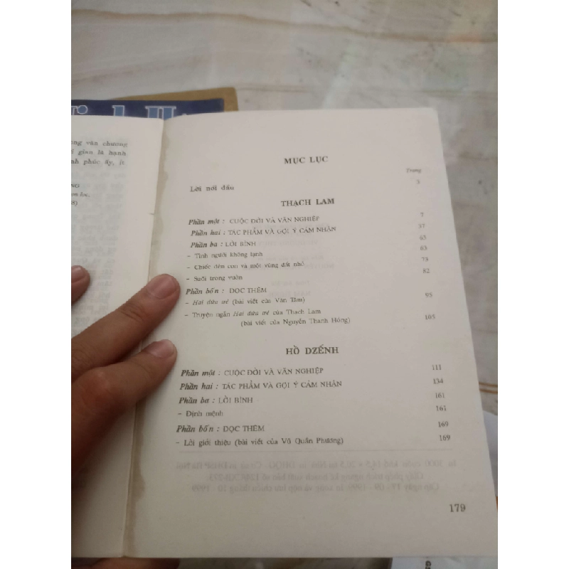 Hồ Dzếnh - Thạch Lam (Văn học Việt Nam) VAVO 1028663