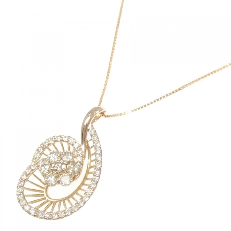 K18PG Hoa Kim Cương Dây Chuyền 1.00CT - Hàng hiệu Chính hãng 860100