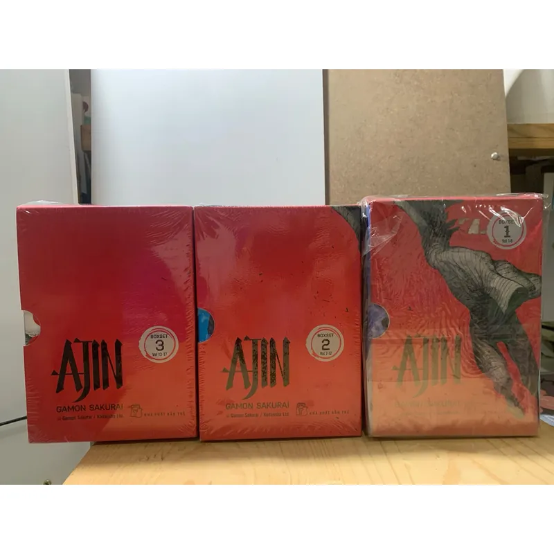 Truyện tranh - 3 box Ajin 1,2,3 (seal) 1058837