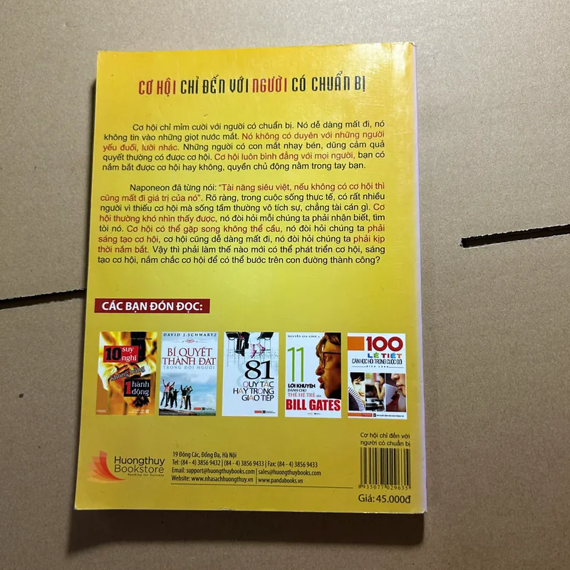 Cơ hội chỉ đến với người có chuẩn bị 571750