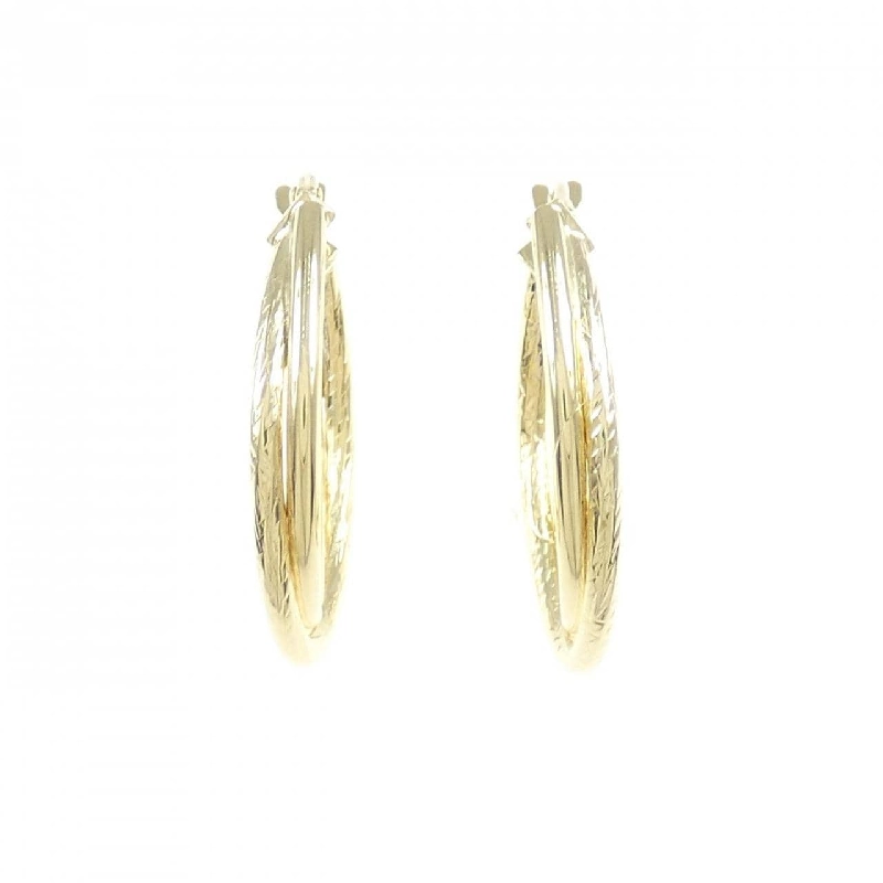 Bông tai hoop 750YG - Hàng hiệu Authentic 870877