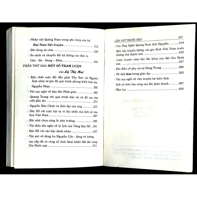LẦN GIỞ TRƯỚC ĐÈN -  Tham luận nhiều vấn đề về lịch sử Việt Nam 1010516