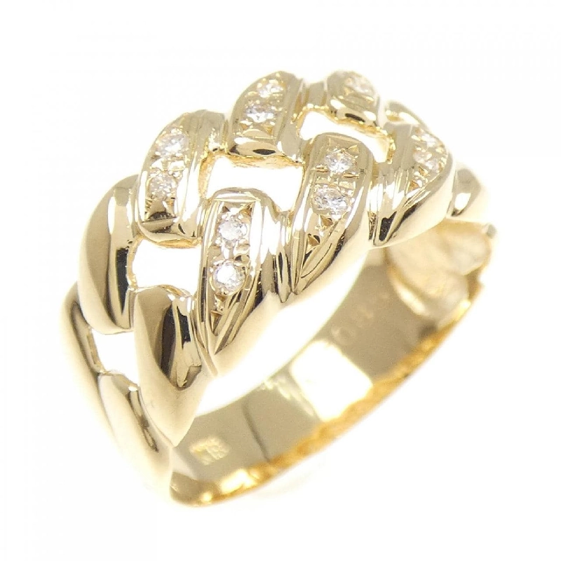 Nhẫn kim cương K18YG 0.085CT - Hàng hiệu Authentic 850290