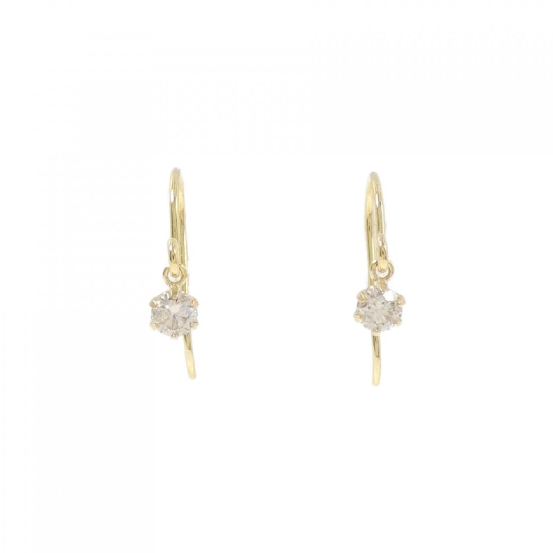 K18YG Bông tai kim cương 0.15CT - Hàng hiệu Chính hãng 870606