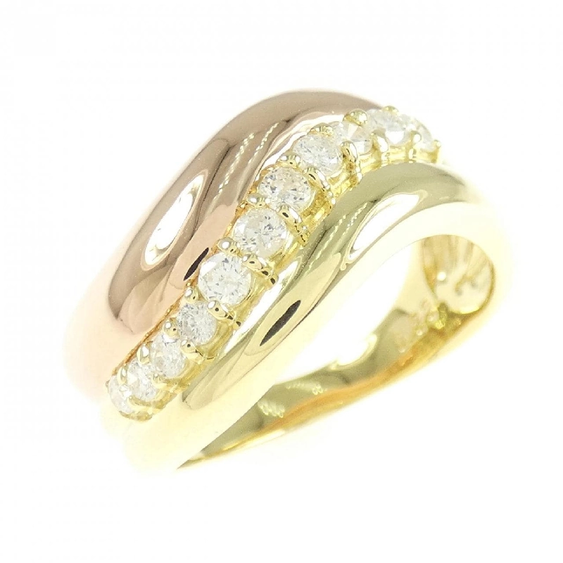 Nhẫn kim cương K18YG/K18PG 0.33CT 671408