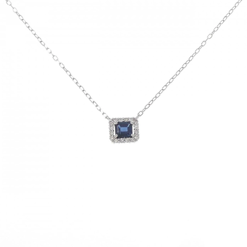 Dây chuyền Sapphire PT900/PT850 0.29CT - Hàng hiệu Chính hãng 856493