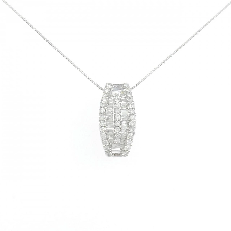 K18WG Dây chuyền kim cương 1.00CT - Hàng hiệu Chính hãng 860195