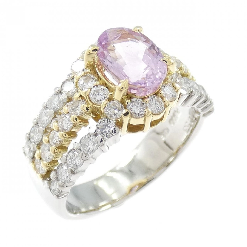 Nhẫn Sapphire PT900/K18YG 1.453CT - Hàng hiệu Chính hãng 851632