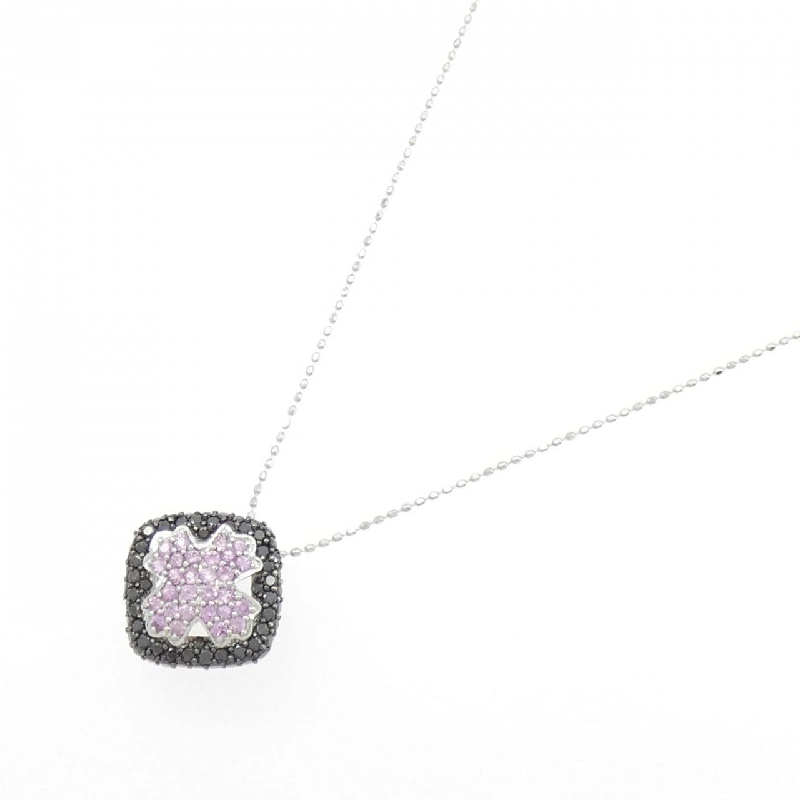 K18WG/K18BG Dây chuyền Sapphire 0.40CT - Hàng hiệu Chính hãng 857035