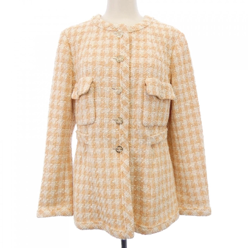 Jacket không cổ CHANEL P74854V66438 - Hàng hiệu Chính hãng 808861