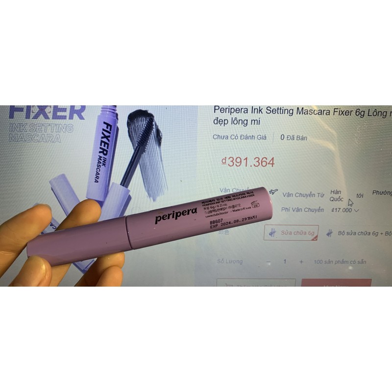 Peripera Ink Setting Mascara Fixer 6g 71518