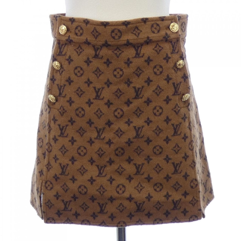Chân váy Monogram Mini Chi tiết nút LOUIS VUITTON FMSK25QS3 - Hàng hiệu Chính hãng 815828