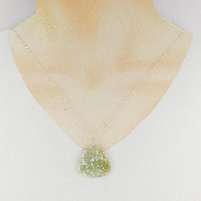 K10YG Jasper Necklace - Hàng hiệu Authentic 861978