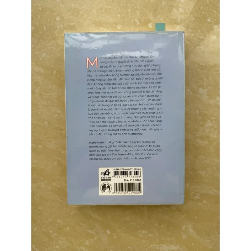 NGHỆ THUẬT TƯ DUY RÀNH MẠCH 560697