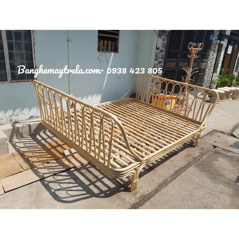 Giường ngủ mây tự nhiên 505976