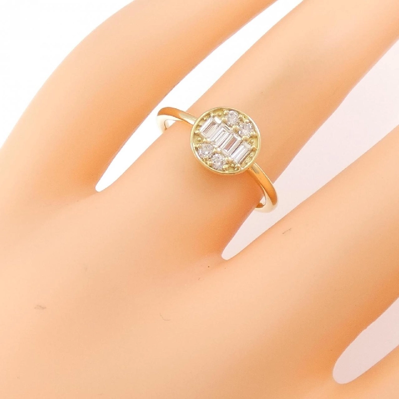 【Sản phẩm mới】Nhẫn kim cương K18YG 0.30CT 673668
