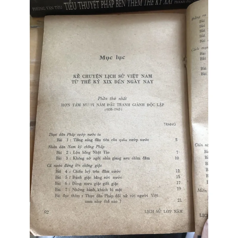 Lịch sử lớp 5 phổ thông 1024321