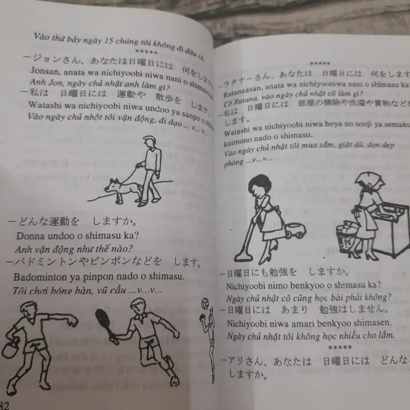 Tiếng Nhật dabhf cho người mới bắt đầu. Tập 1 và 2. Tác giả Trần Việt Thanh 674659