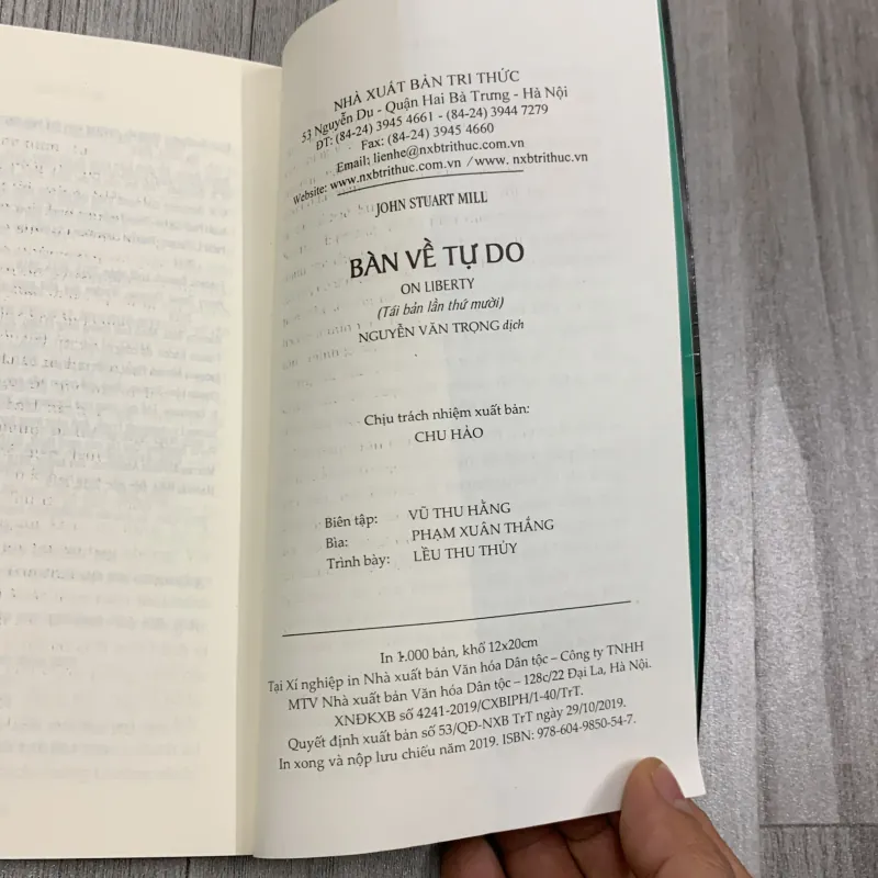 Bàn về tự do - john stuart mill. 7a3 783466