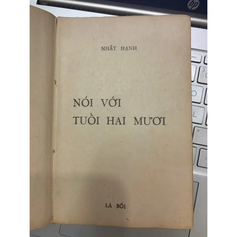 NÓI VỚI TUỔI HAI MƯƠI - NHẤT HẠNH 601798