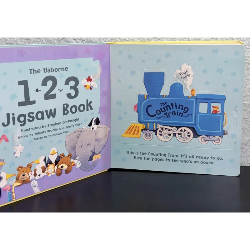 Board book - The Usborne 1 2 3 Jigsaw Book 933955