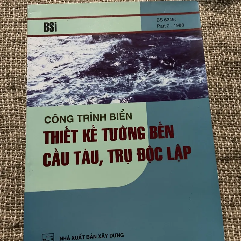 CÔNG TRÌNH BIỂN THIẾT KẾ TƯỜNG BÊN CẦU TÀU, TRỤ ĐỘC LẬP; 140 trang khổ lớn  1022110