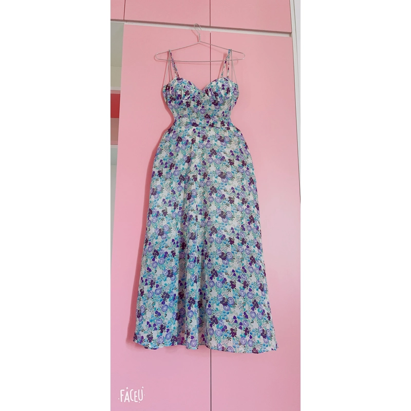 Váy hai dây cúp ngực nhiều màu 519611