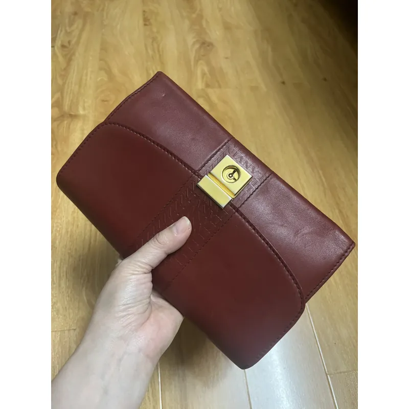 Clutch nữ 23x14x3 da thật 2hand 1002003