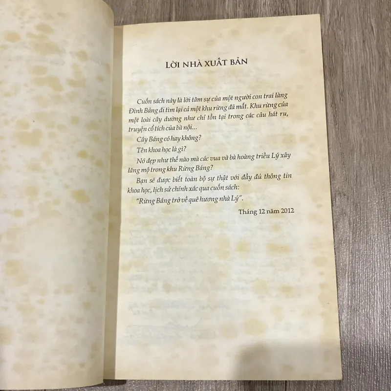 RỪNG BÁNG - TRỞ VỀ QUÊ HƯƠNG NHÀ LÝ (XB 2003) 1025418