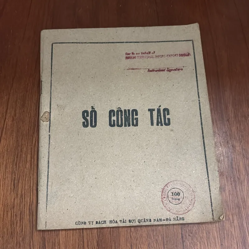 II Sách Xưa: Sổ Công Tác (Chưa Sử Dụng) 599625