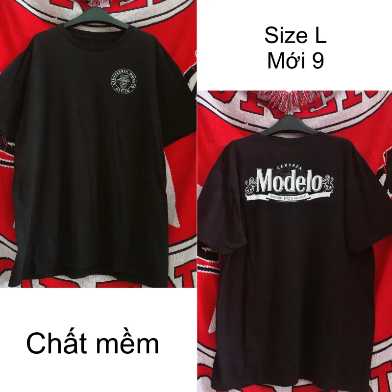 Áo phông Mỹ đen 2hand size L (70kg-dưới 80kg) 973442