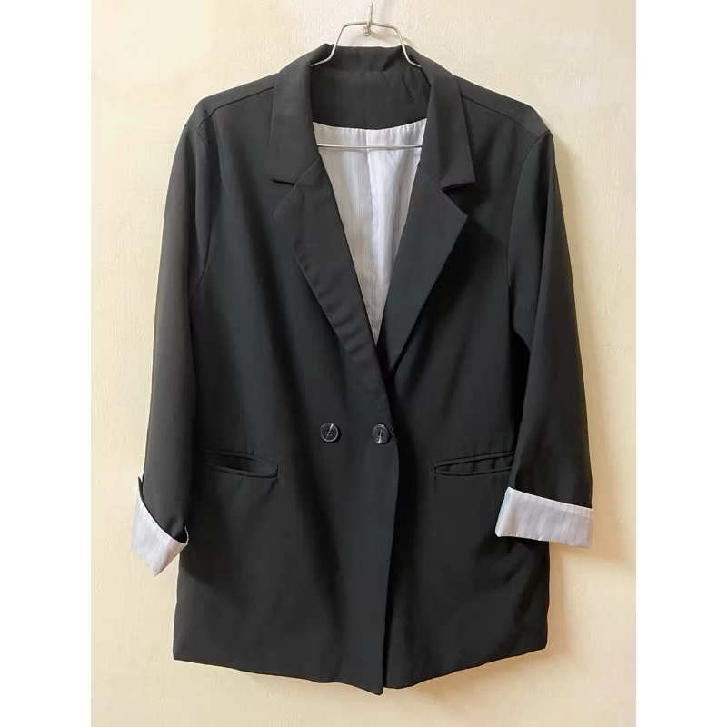 Áo blazer đen freesize 540935