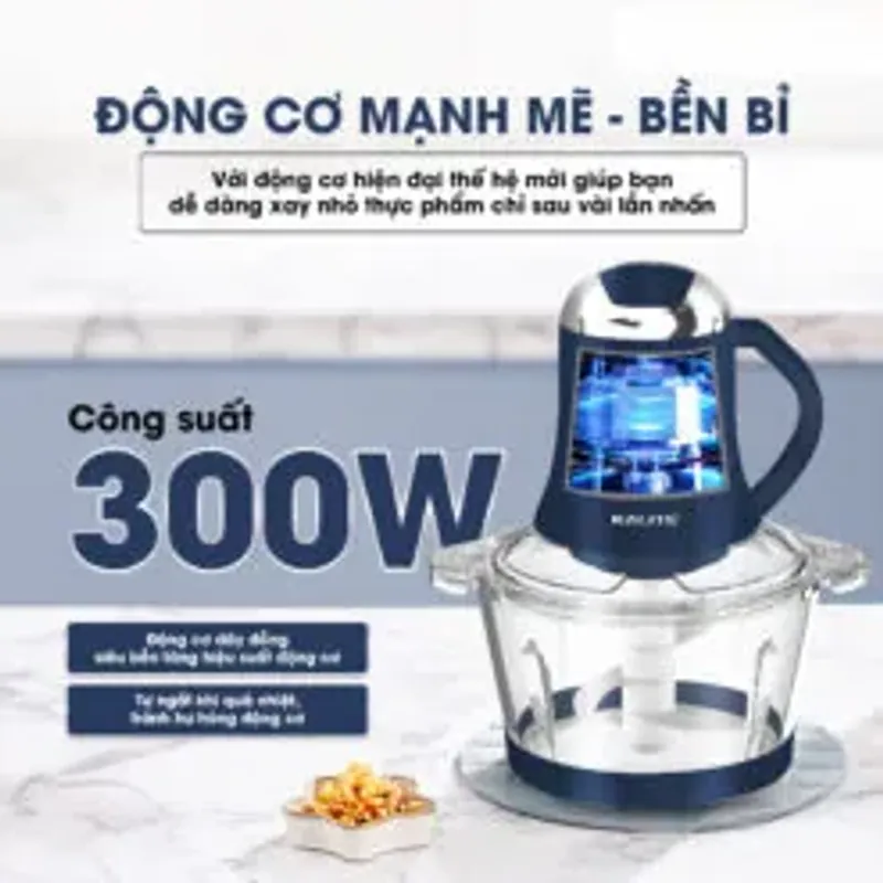 💠 Kalite KM355 – Máy xay đa năng, cối thủy tinh 2L bền – sạch – an toàn 💧 696694
