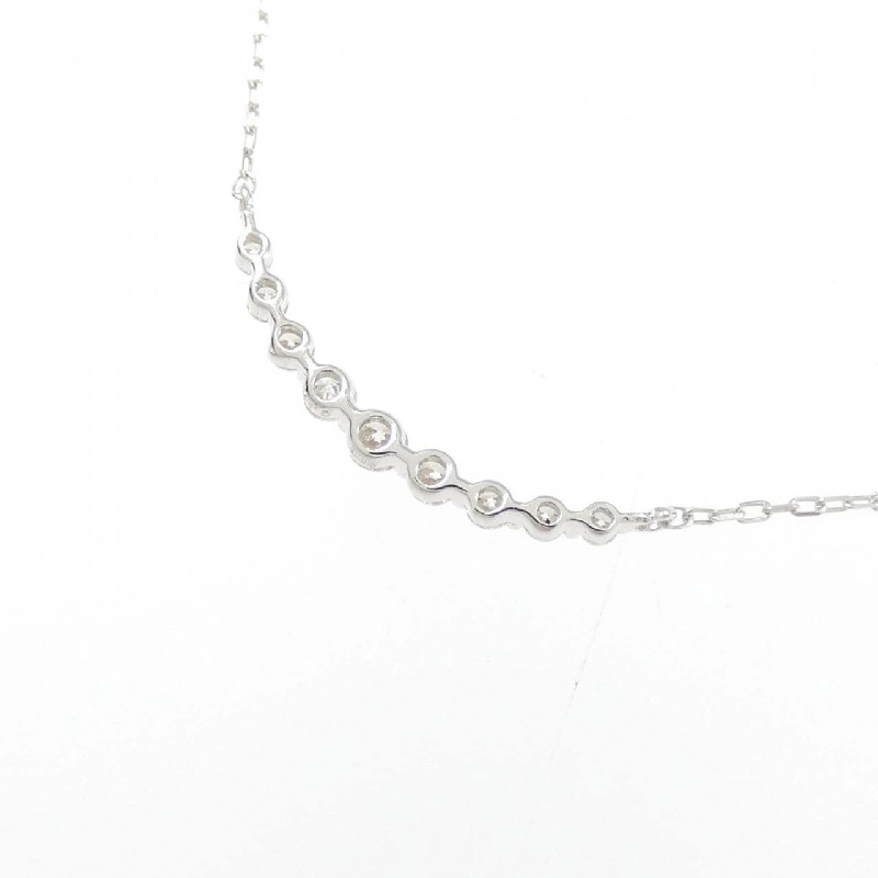 Dây chuyền kim cương K18WG 0.10CT - Hàng hiệu Chính hãng 866014