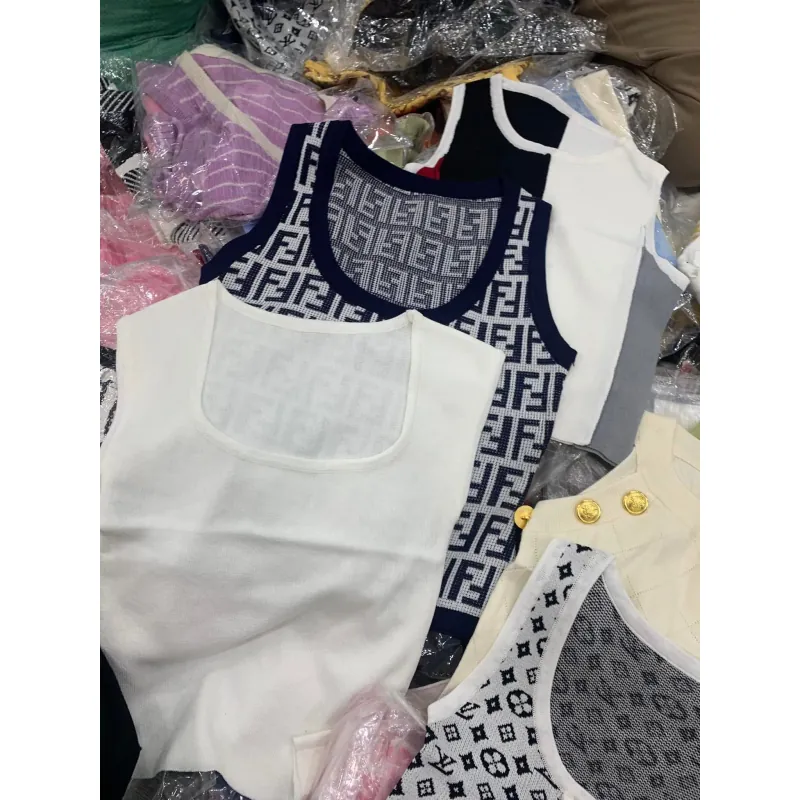 Áo tank top nữ Fendi in logo chất len mongtoghi hàng chuẩn QCCC 1024469
