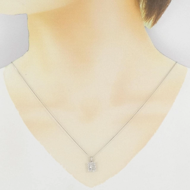 Dây chuyền kim cương PT900/PT850 0.50CT - Hàng hiệu Chính hãng 860372