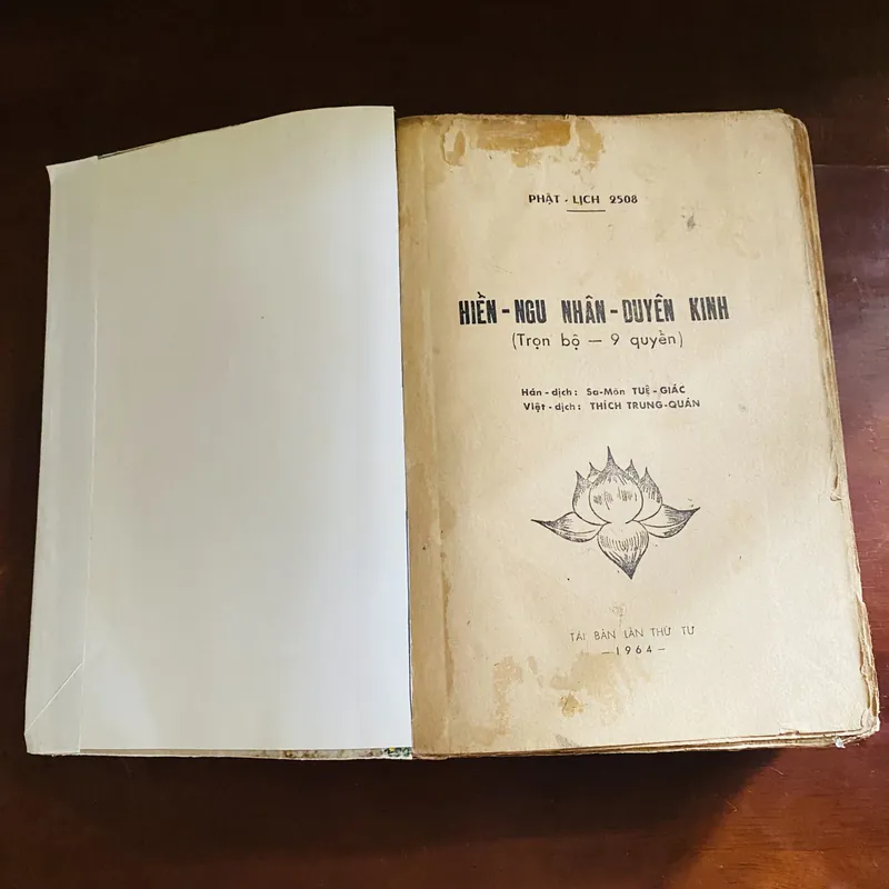Hiền ngu nhân duyên kinh (trọn bộ 9 quyển năm 1964) 719675