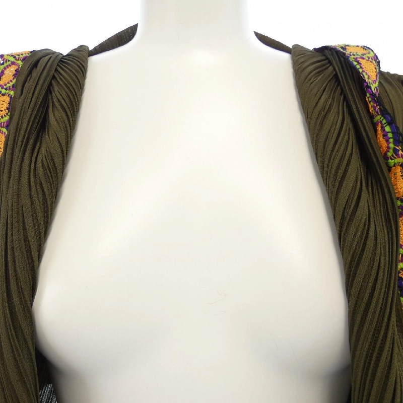 Pleats Please 2017 Áo khoác có viền ren PP73-JC573 7562073 634242