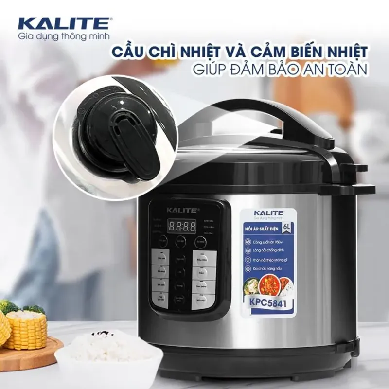 Nồi áp suất điện Kalite KPC5841 đa chức năng 782619