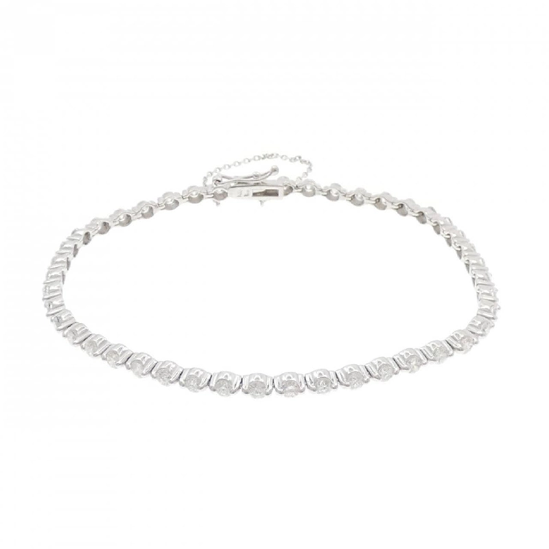 K18WG Vòng tay kim cương 2.65CT - Hàng hiệu Chính hãng 872238