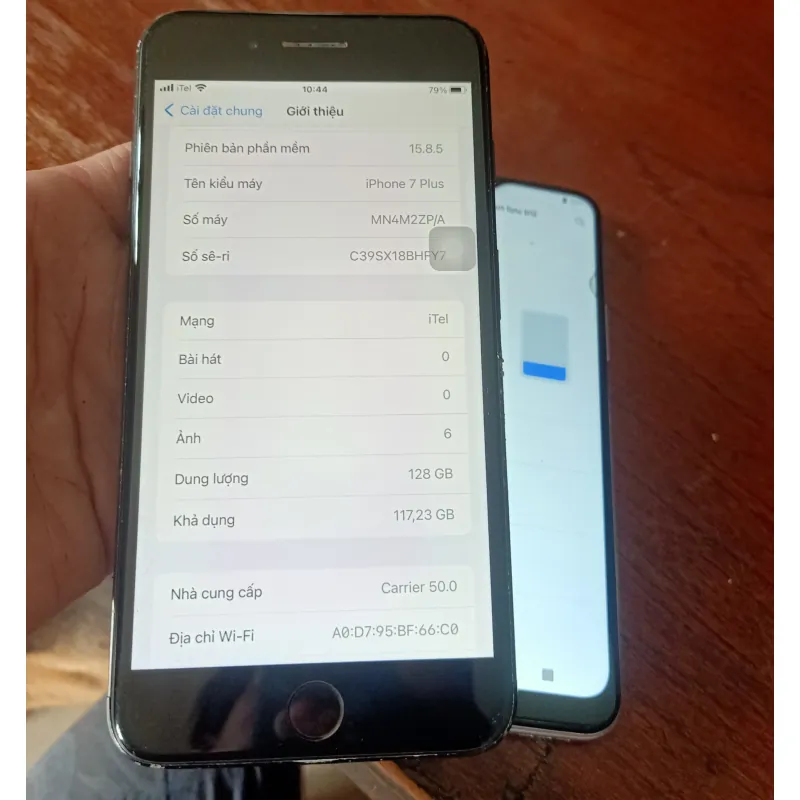 Apple iPhone 7 Plus 128GB Đen,icloud chính chủ 745248