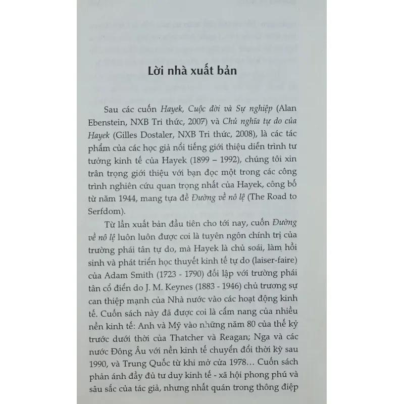 Đường về nô lệ (Hayek) 777813