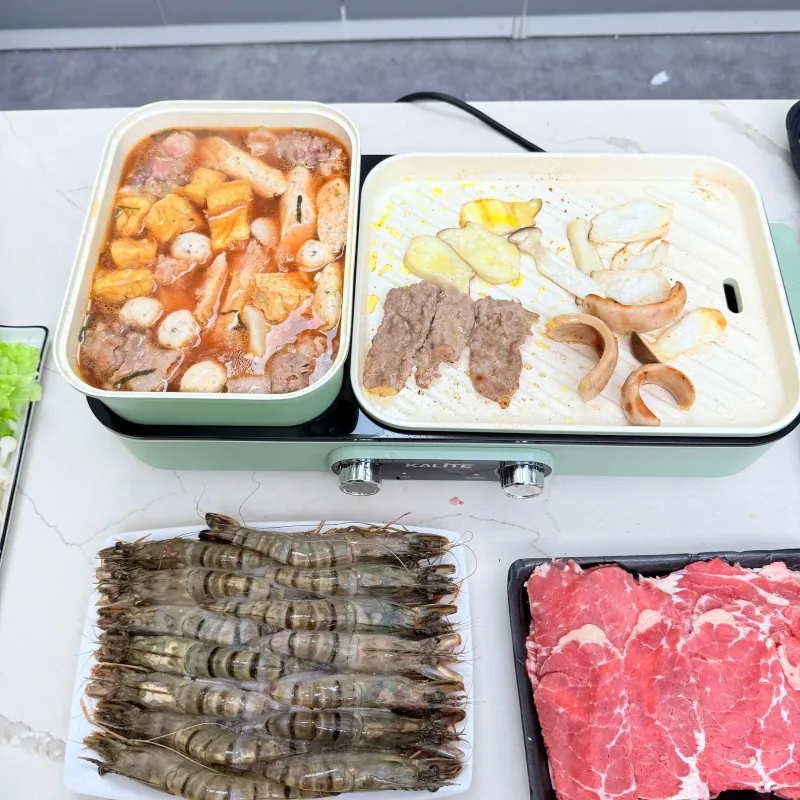 Kalite KLG333 – Bếp Lẩu Nướng 2in1, Nướng + Lẩu Siêu Tiện 🎉🔥 738666