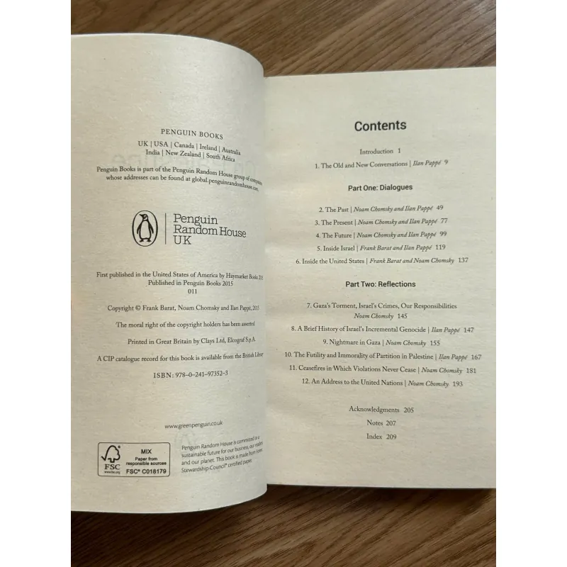 On Palestine - Noam Chomsky & Ilan Pappé 787606