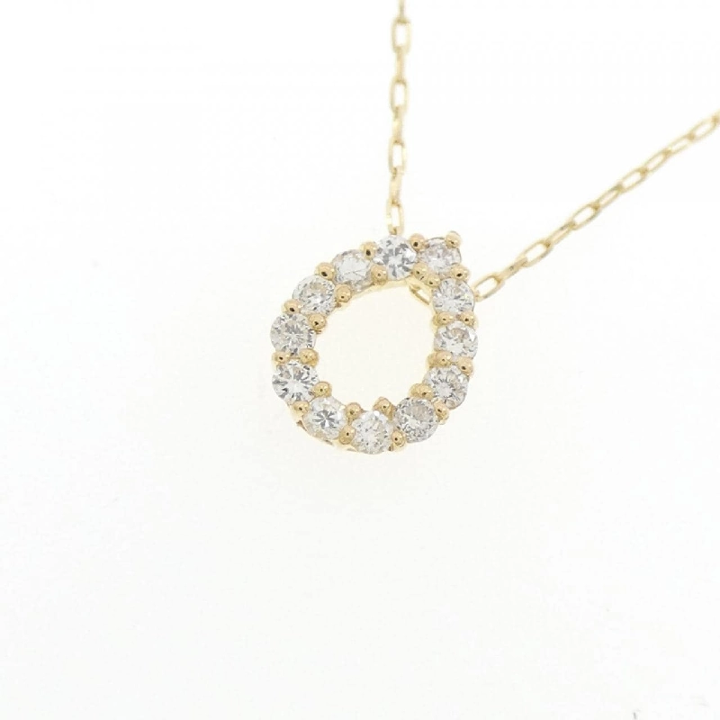 Dây chuyền kim cương K18YG 0.10CT - Hàng hiệu Chính hãng 863457