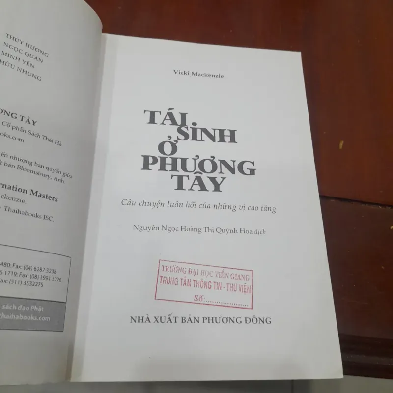 Vicki Mackenzie - TÁI SINH Ở PHƯƠNG TÂY 929660