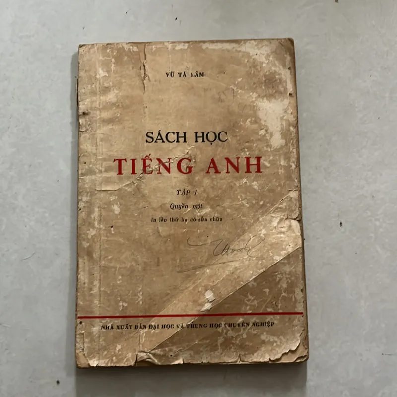 Sách học Tiếng Anh Tập 1 - Vũ Tá Lâm - 1973s 674583